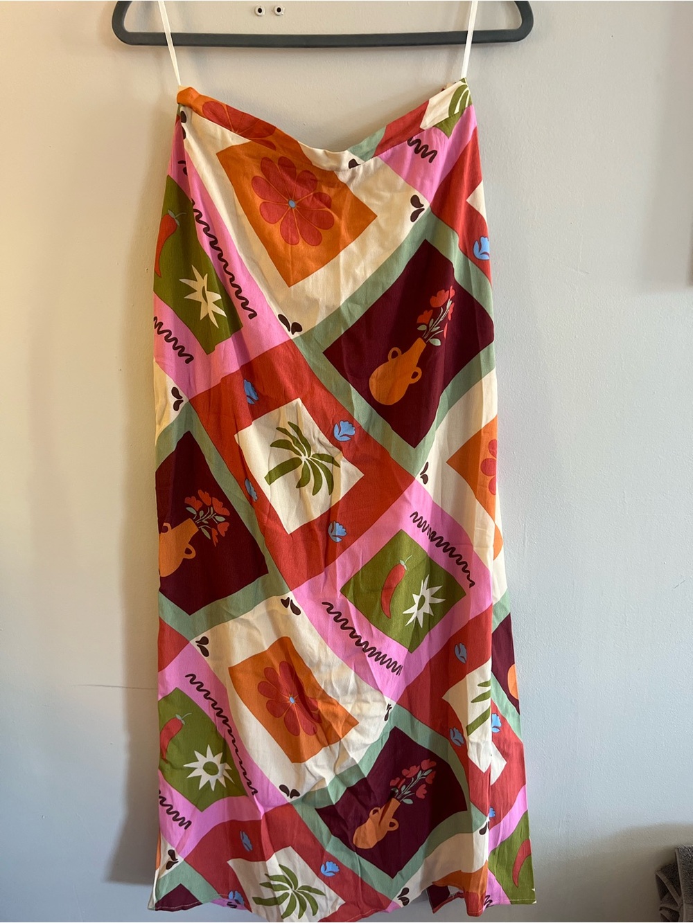 Multicolor Printed Midi Skirt - Women